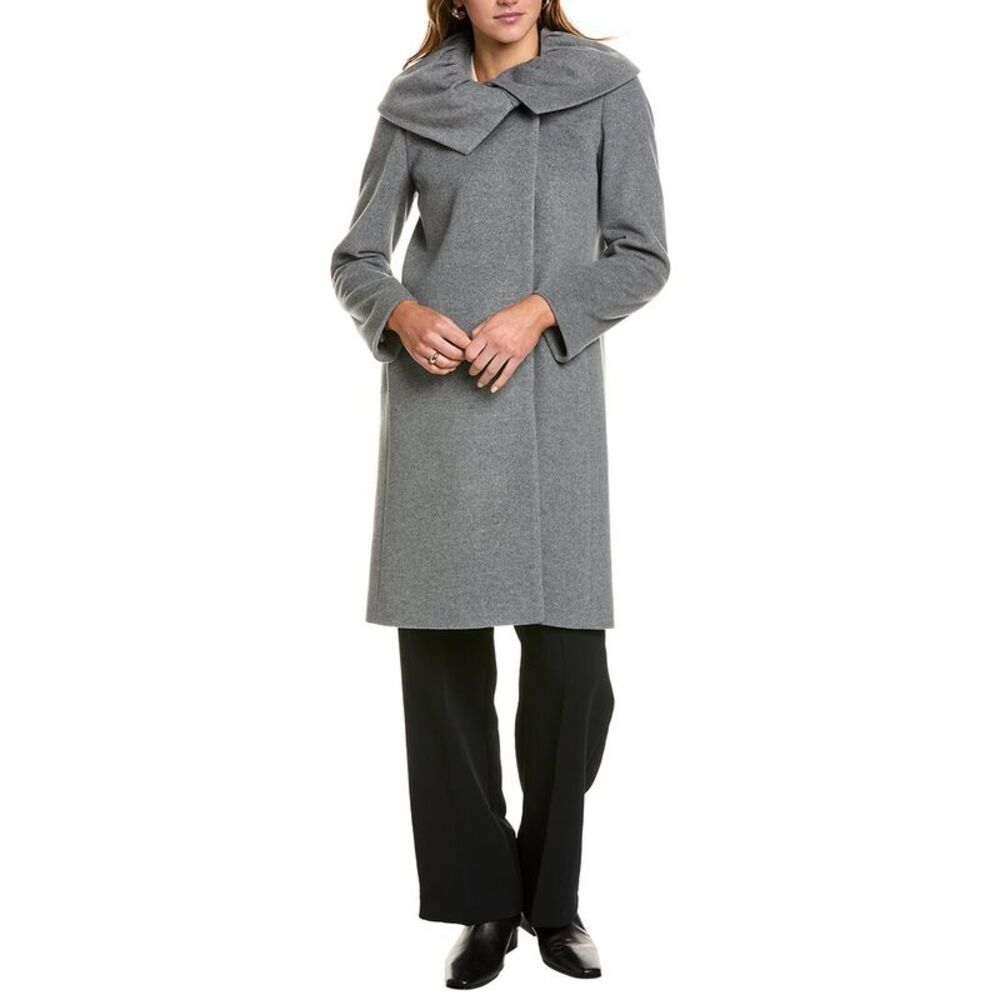 Cinzia Rocca Icons Womens  Medium Wool & Cashmere-Blend Coat, Grey